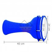Darbuka Alüminyum Üzeri Desenli - DDA22BL - 2