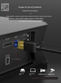 USB 3.0 A'dan B'ye Erkek Yazıcı Kablosu - 1m - Mavi - 12
