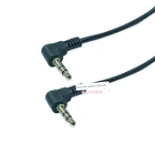 3.5mm Ses Aux Kablosu - 0.3 metre Çift Bükme 3.5-3.5 - 1