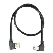 USB 2.0 A Erkek - B Erkek Yazıcı Kablosu - 30cm - Sol Dönüş - 6