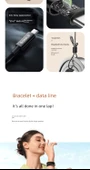 Xinghai Mavi İki Paket 1m PD100W İkili C Portu Hızlı Şarj Manyetik Kablosu - Apple iPhone 16/15 - 9