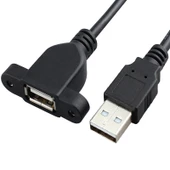 USB 2.0 Uzatma Kablosu - 0.5m Düz Uç - 3