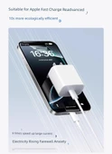 Çift Type-C Örgü Hızlı Şarj Kablosu 1.5m - 2 Paket - iPhone 15-16 Serisi - 10