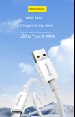 USB-C Şarj Veri Kablosu - Beyaz - 2M - 27 Dakikada Tam Şarj - 4