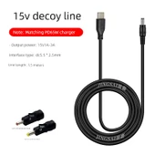 Type-C to DC15V3A Kablo - 1.5m - DC5.5mm Arayüz - 1A/1.5A/2A/2.5A - 1