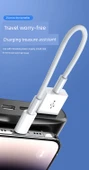 Taşınabilir Güç Bankası - Apple Lightning USB Type-C 6A Süper Hızlı Şarj Kablosu - 0.25m - 11