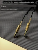 3.5mm Aux Kablo - Harman Catton Siyah - 6
