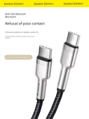 100W USB-C to USB-C Kablo - 2m - Siyah - Apple 15/16 Serisi, iPad/Laptop Uyumlu - 5
