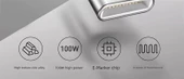 100W USB-C to USB-C Kablo - 2m - Siyah - Apple 15/16 Serisi, iPad/Laptop Uyumlu - 8