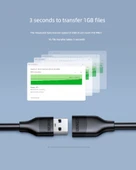 USB 2.0 Uzatma Kablosu - 12cm - Nikel Kaplama - 8