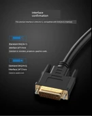 DVI 24+1 Monitör Kablosu - Siyah - 5 Metre - 8