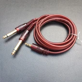 Anti-Dondurma Altın Kaplama Lightning'den Çift RCA Ses Adaptör Kablosu - 1.1m - 5