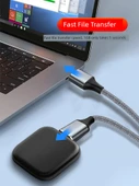 USB 3.0 Erkek - Erkek Veri Kablosu - 1m - Gri - 5