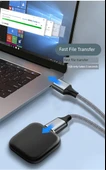 USB 3.0 Erkek - Erkek Veri Kablosu - 1m - Gri - 9
