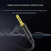 USB 3.5mm Ses Kablosu - 2m - USB'den 3.5mm Erkek Erkek - TV Bilgisayar Oyun Makinesi İçin - 5