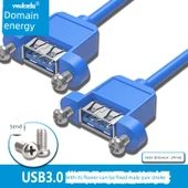 USB 3.0 Uzatma Kablosu - 1m - Kadın Kadın - 29mm Delik Aralığı - 1