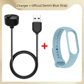 Xiaomi Mi Band 7 Şarj Kablosu - Kot Mavi Kordon - 1