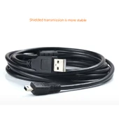 Mini USB Veri ve Şarj Kablosu - 1m - Siyah - 6