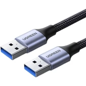USB 2.0 Erkek Erkek Veri Kablosu - 0.5m - Siyah - 6