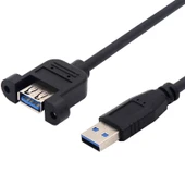USB 3.0 Uzatma Kablosu - 5m Siyah - 3
