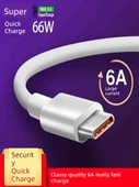 Type-C 6A Hızlı Şarj Veri Kablosu - 1m - Veri Hattı Type-C-1 - 2