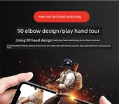 USB Type-C Elbow Hızlı Şarj Veri Kablosu - 1m Kalın Parlak Siyah - 2 Paket - 8