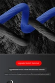 USB Type-C Elbow Hızlı Şarj Veri Kablosu - 1m Kalın Parlak Siyah - 2 Paket - 11