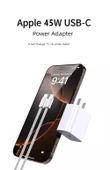 iPhone 15/16 45W Çift Type-C Örgü Hızlı Şarj Kablosu - 1.5 Metre - 8