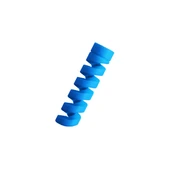 Spiral USB Kablo Koruyucu Kılıf - Mavi - 30 Adet - 1
