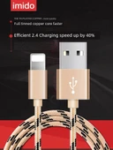 USB Veri Kablosu - 1m Toprak Altın - 1 Alana 1 Bedava - 7