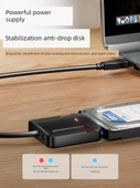 SATA'dan USB 3.0 Adaptör Kablosu Seti - 2.5/3.5 inç SSD/HDD - DC Güç Girişi - 3
