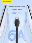 USB Type-C Veri Kablosu - Xinghai Mavi - 2m - 66W/88W/100W Süper Hızlı Şarj - 2