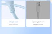 USB Type-C Veri Kablosu - Xinghai Mavi - 2m - 66W/88W/100W Süper Hızlı Şarj - 11