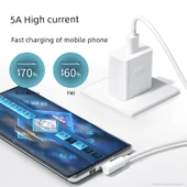 Type-C 66W Hızlı Şarj Kablosu - 0.5m Siyah (Tek Paket) - 4