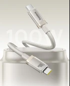 Titanium Veri Kablosu - 2m - USB-C'den C'ye - PD20W Hızlı Şarj - Apple iPhone iPad - 8