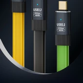 USB 3.2 Type-C Veri Kablosu - 100W - 20Gbps - 8K Video - 0.5M Siyah - 5