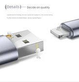 iPhone Lightning Veri Kablosu - Tuhaojin - 1m - Tek Paket - 5