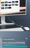 USB Uzatma Kablosu - 0.3m - Aşağı (Veri + Güç) - 12