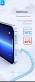 Apple Lightning USB Hızlı Şarj Veri Kablosu - 1m - Gökyüzü Mavisi - 2'li Paket - 10