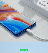 Oppo A58X 33W Süper Hızlı Şarj Kablosu - 2m - 1 Paket - 10