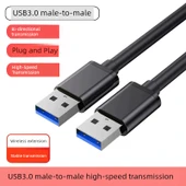 USB Erkek Erkek Kablo - 1m Örgü - 2