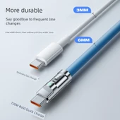 USB-C ile Type-C Şarj Veri Kablosu - 1m - Siyah ve Mavi Karışık İki Paket - 5
