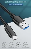 USB 3.0'dan Type-C Veri Kablosu - 5m - Siyah - 5