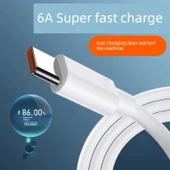66W USB Type-C Süper Hızlı Şarj Kablosu - 6A 66W [1.5 m] 1 - 5