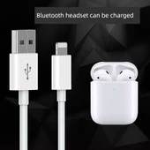 Bluetooth Kulaklık Şarj Kablosu - 0.25M - Android Jack - Şarj Başlığı ile - 2
