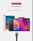 USB Type-C Veri Kablosu - 1m - Kırmızı Kasa + Kırmızı Şerit - 9