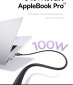 USB-C İki Yönlü Şarj Veri Kablosu - 1.5m - Xinghai Mavi - 100W Hızlı Şarj - 9