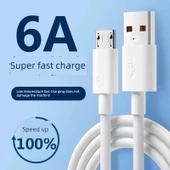 6A Süper Hızlı Şarj Veri Kablosu - Android 2 Metre - 2