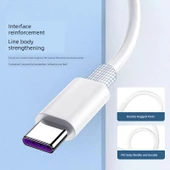 Hızlı Şarj Veri Kablosu - 1m + 1.5m + 2m - 3 Paket - 40W 5A - 4