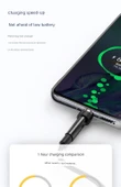 Manyetik Hızlı Şarj Veri Kablosu - 2m Mor Apple Android Type-C - 12